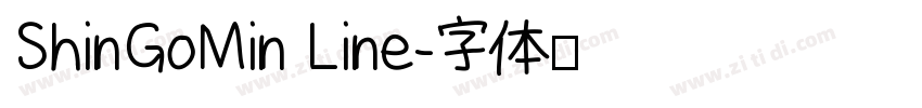 ShinGoMin Line字体转换